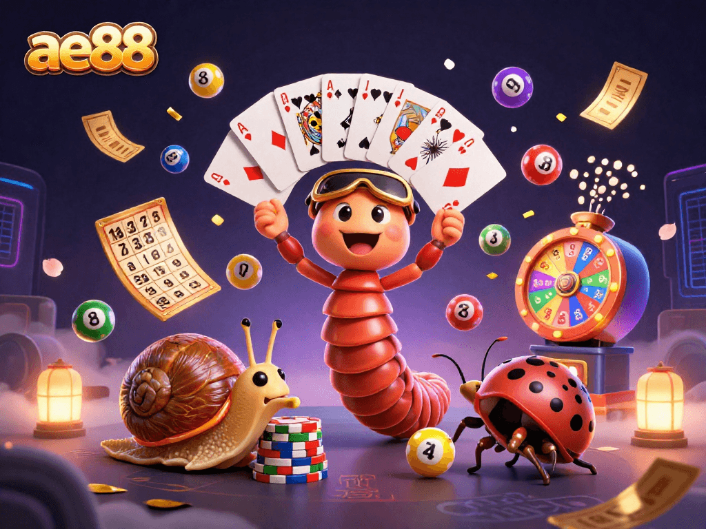 Engage with exhilarating ae88 casino games featuring a lively dealer, vibrant lottery elements, and exciting chip action.