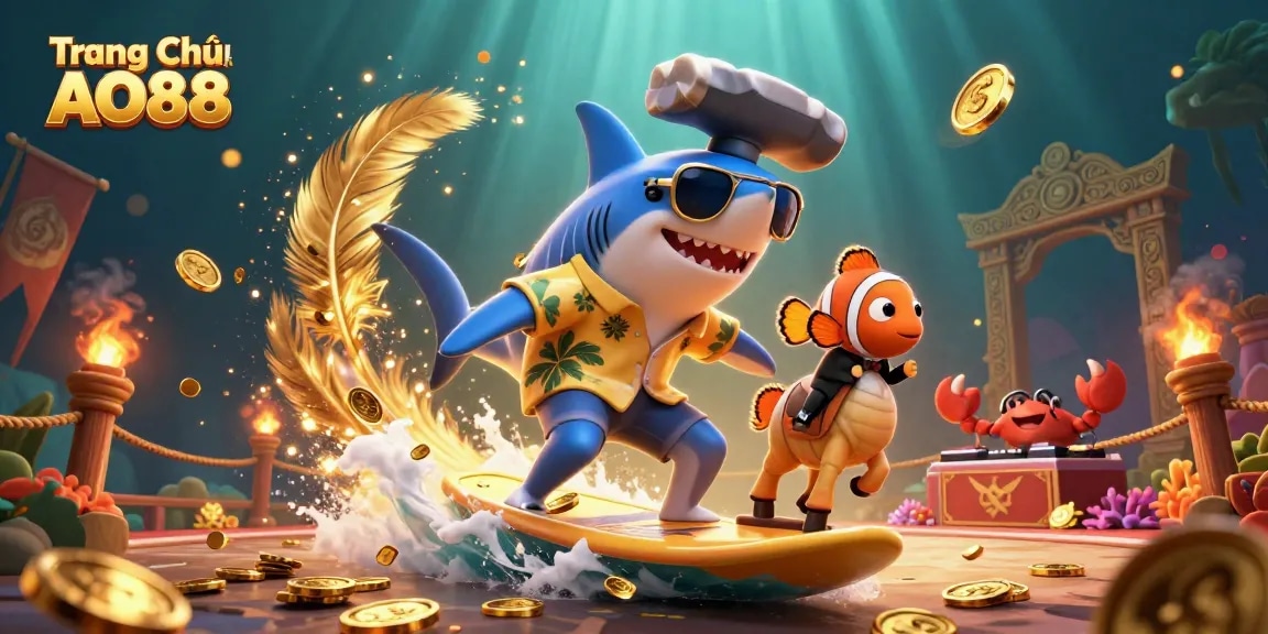 Experience the excitement at Trang Chủ AO88 with thrilling 3D casino characters and gold coins!