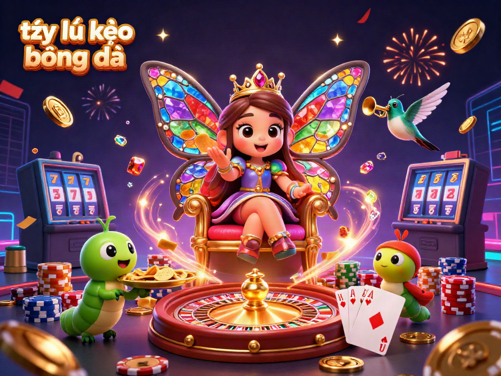 Experience thrilling tỷ lệ kèo bóng đá with dynamic casino elements like roulette and vibrant treasure displays.