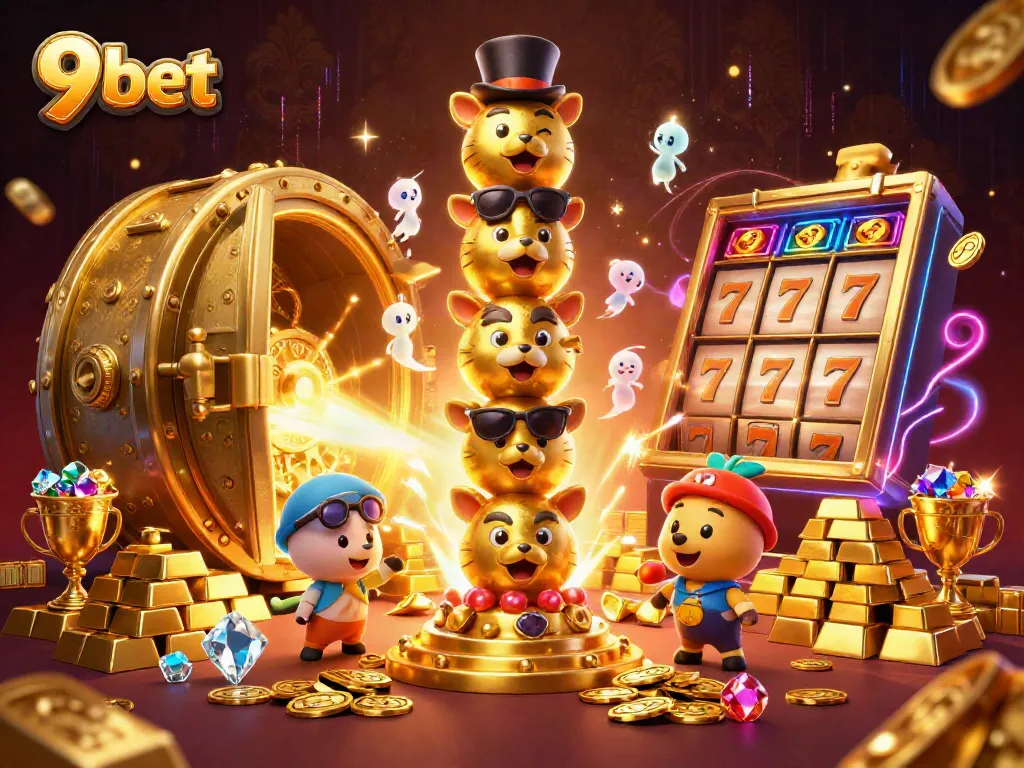 Experience the excitement of 9 bet with vibrant casino action and dazzling jackpot scenes.