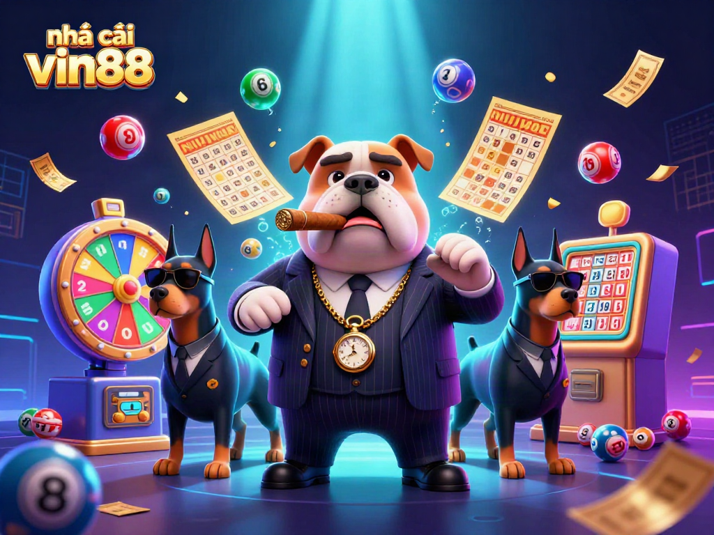 Experience the thrill of gaming at nhà cái vin88 with colorful lottery balls and vibrant prizes.