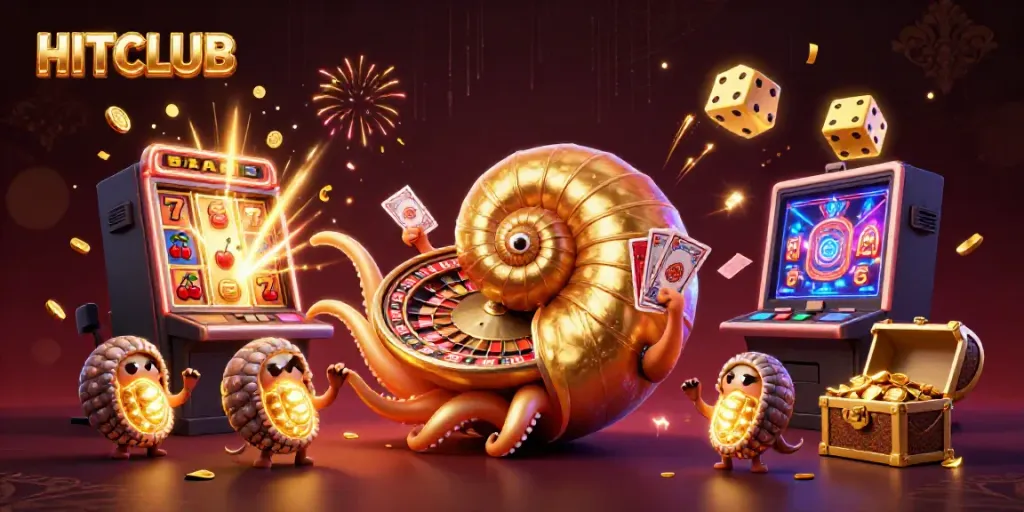 Experience the excitement of HITCLUB with dynamic casino elements and vibrant gaming features