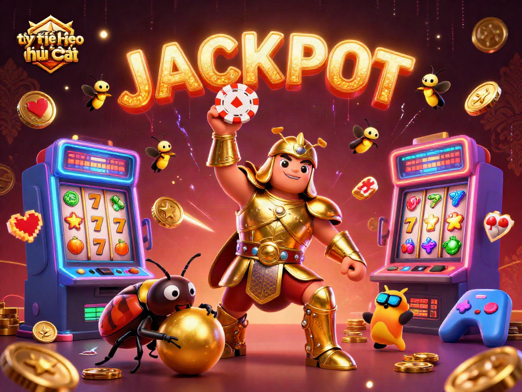Experience the thrilling world of tỷ lệ kèo nhà cái in a vibrant 3D gaming illustration with cartoon characters.