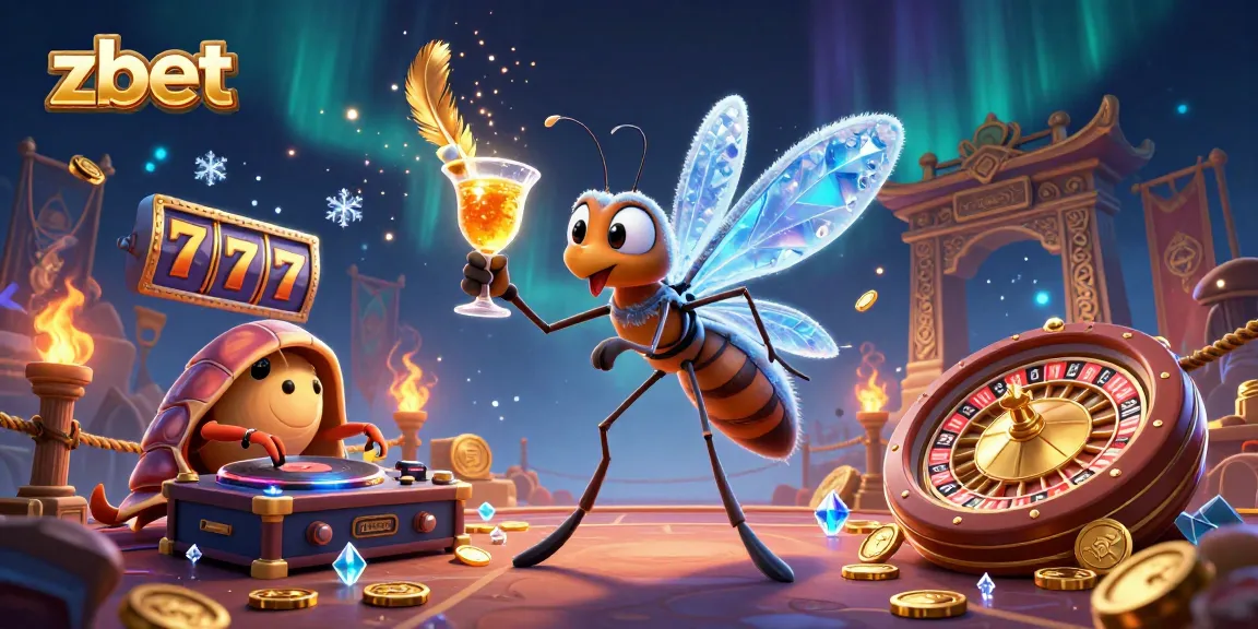 Engage with thrilling zbet action as vibrant characters animate an exciting casino experience.