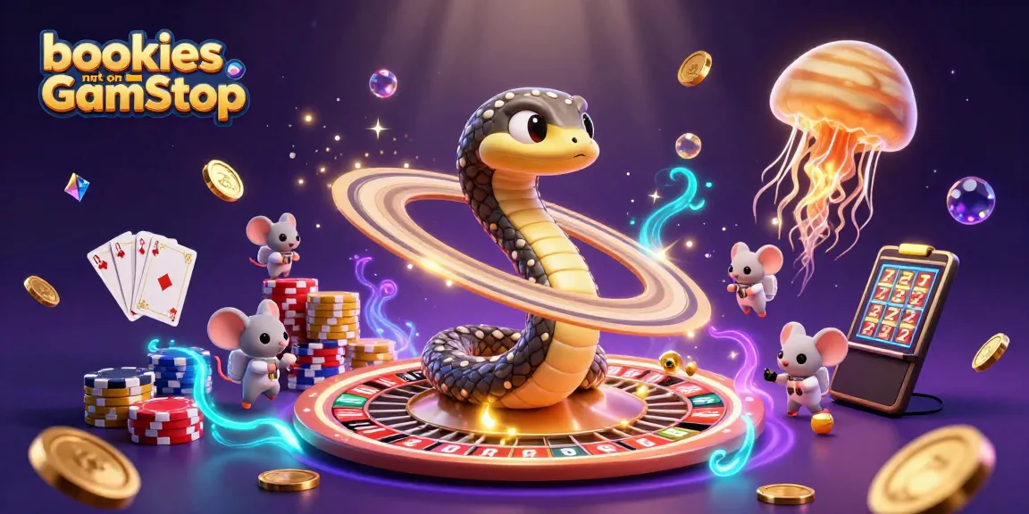 Experience thrilling bets at bookies not on GamStop with an exciting cosmic casino scene.