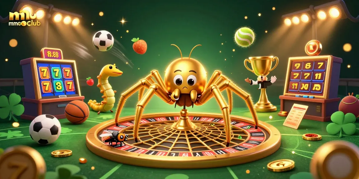 Players experience the thrill of mmooclub's slot games and betting action in an engaging 3D casino scene.