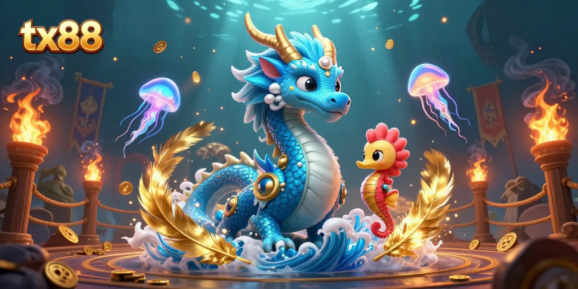 Engage in thrilling gameplay with the tx88 underwater casino adventure featuring dynamic characters and elements.