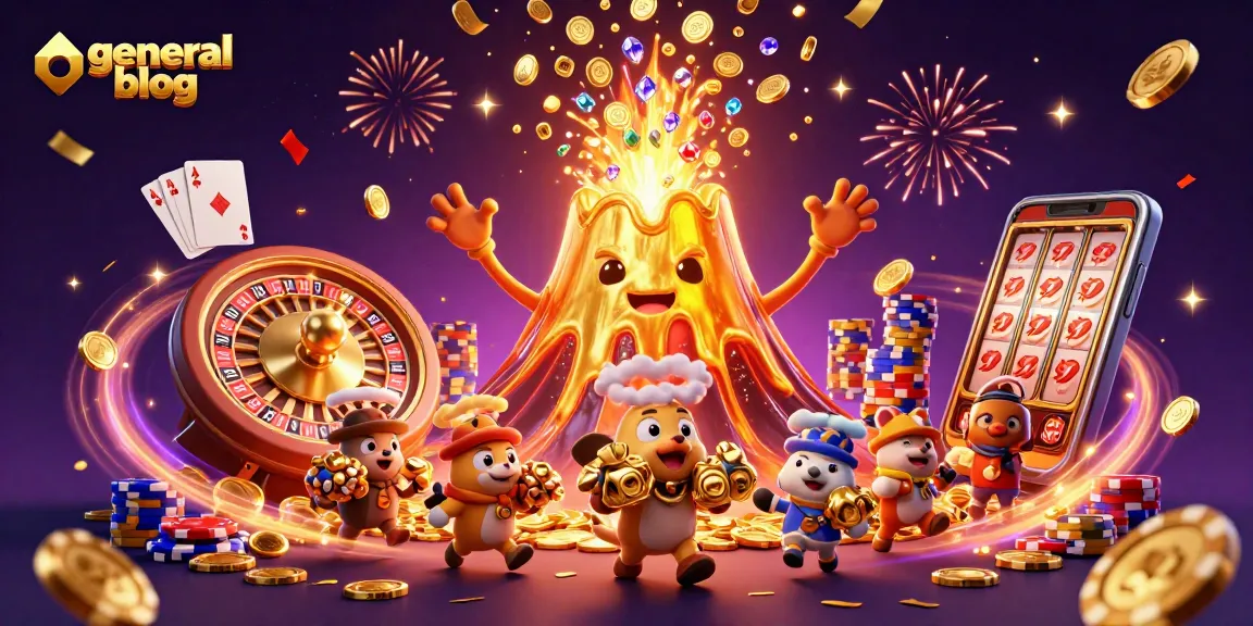 Experience thrilling wins at general blog's dynamic casino scene filled with treasure and excitement.